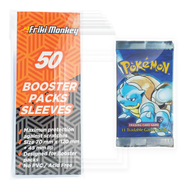 Friki Monkey Sleeves for Boosterpacks (50ct.)