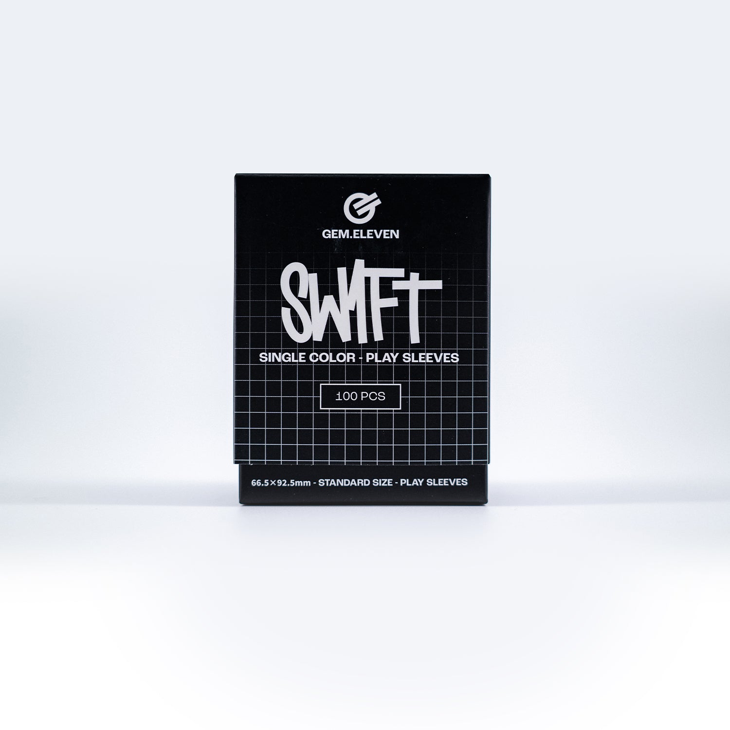 Gem.Eleven Swift Single Color Play Sleeves Black