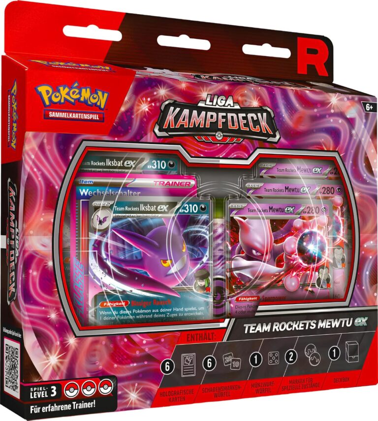 Team Rockets Mewtwo ex Liga Battle Deck DE