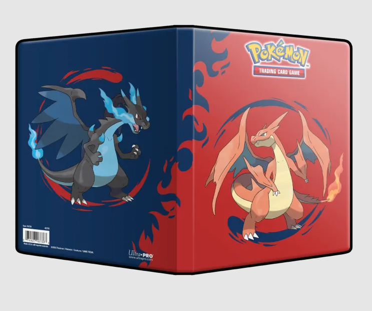 Ultra Pro 4-Pocket Portfolio Binder Mega Charizard X & Mega Charizard Y