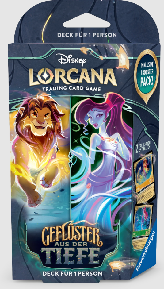 Disney Lorcana: Whispers in the Well Starter Deck Amber & Emerald DE