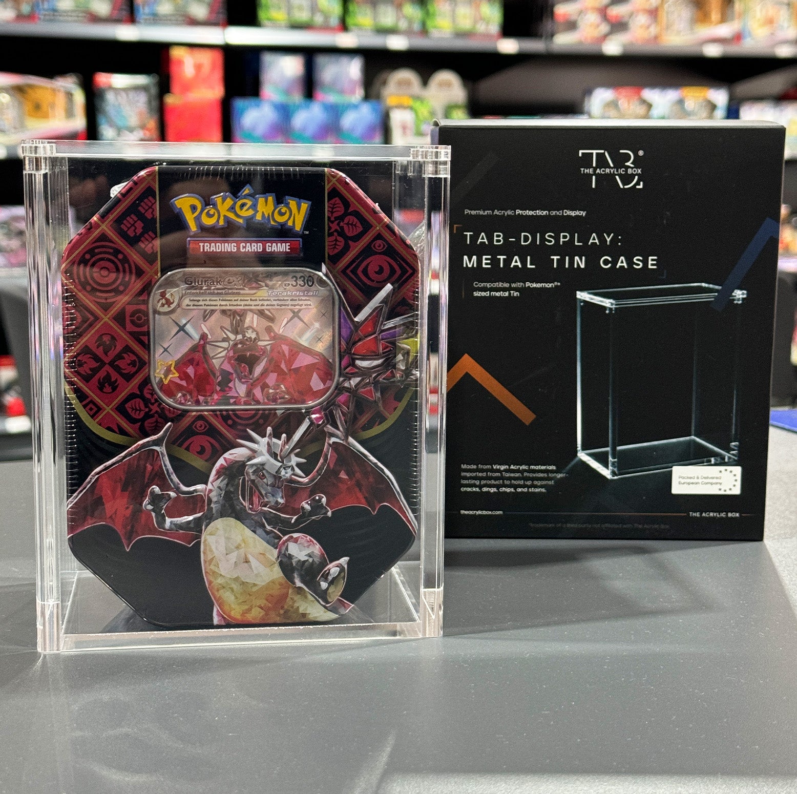 Acrylic Case for Pokemon Regular Tin