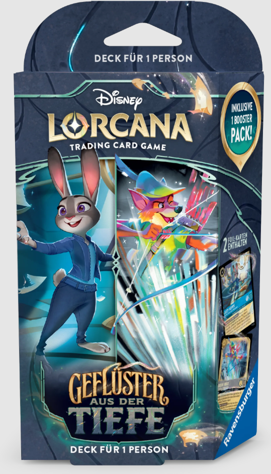 Disney Lorcana: Whispers in the Well Starter Deck Sapphire & Steel DE