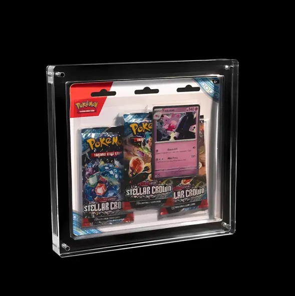 Acrylic Case for 3-Pack Blister