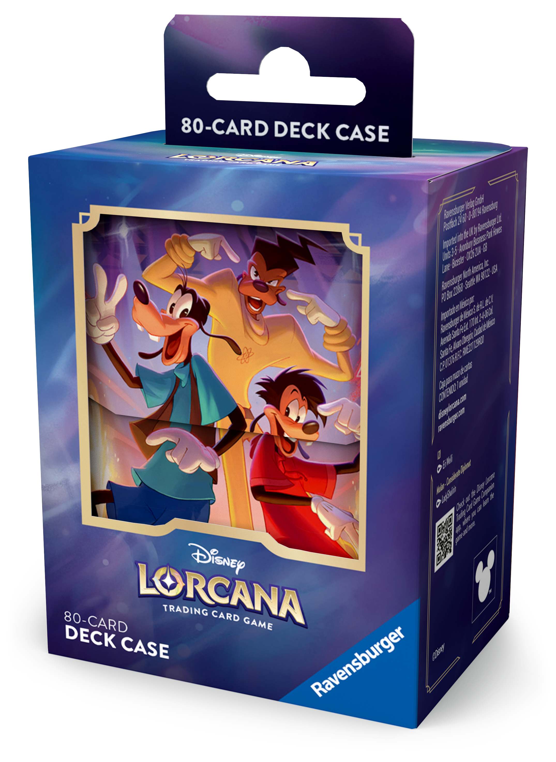 Disney Lorcana: Mythen Deck Box Goofy & Max