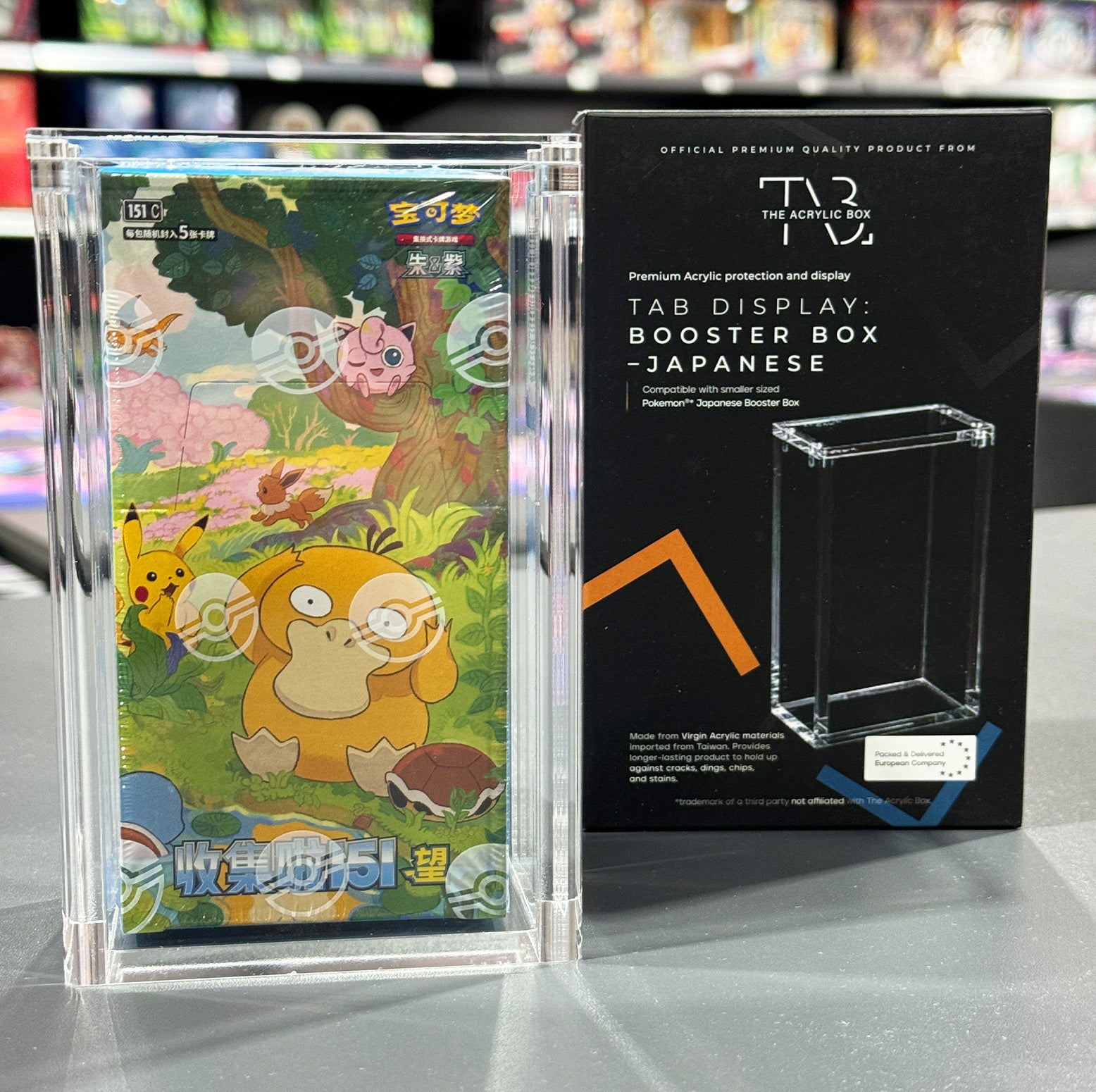 Acrylic Case for Pokemon Japanese Display 10er
