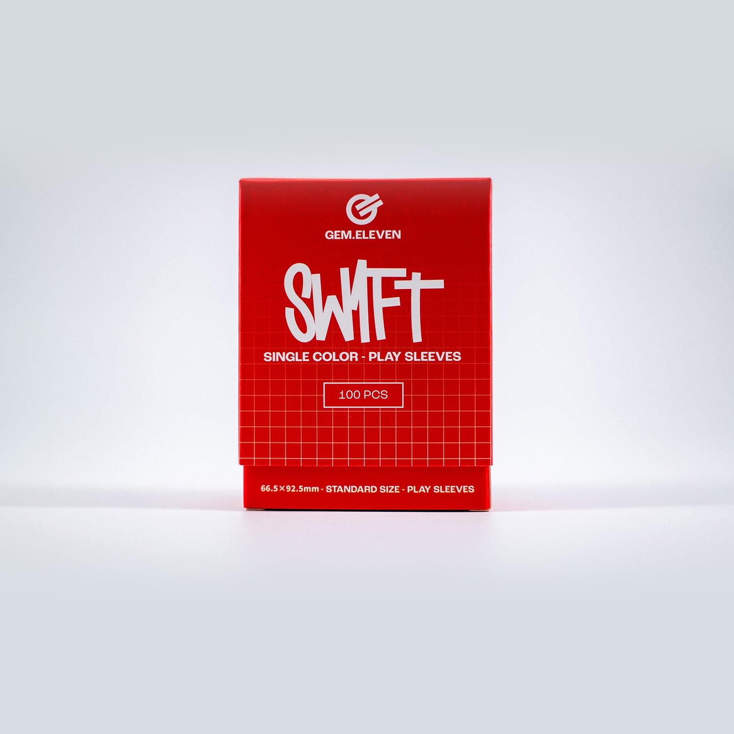 Gem.Eleven Swift Single Color Play Sleeves Red