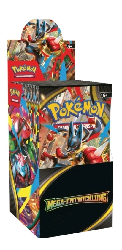 Mega Entwicklungen 18er Booster Display DE
